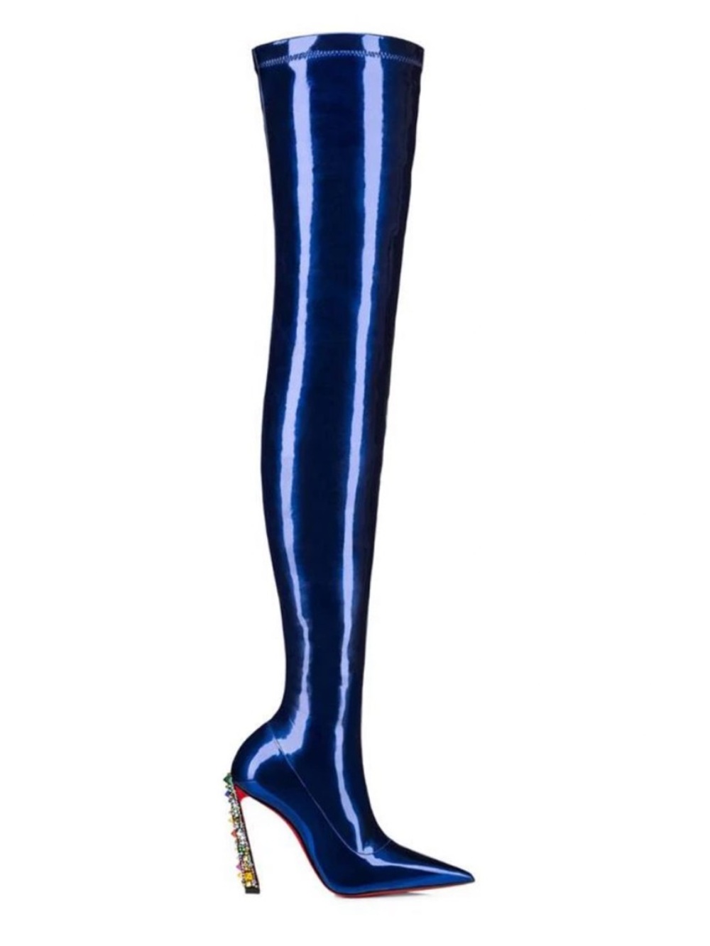 Christian Louboutin Cosmic
Alta Boots 100 Over-the-Knee
Strass RETAIL 3995